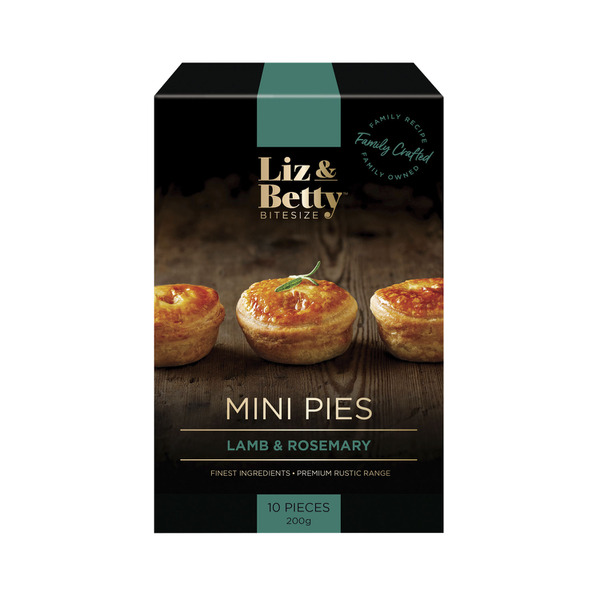 Liz & Bettys Mini Pies Lamb & Rosemary