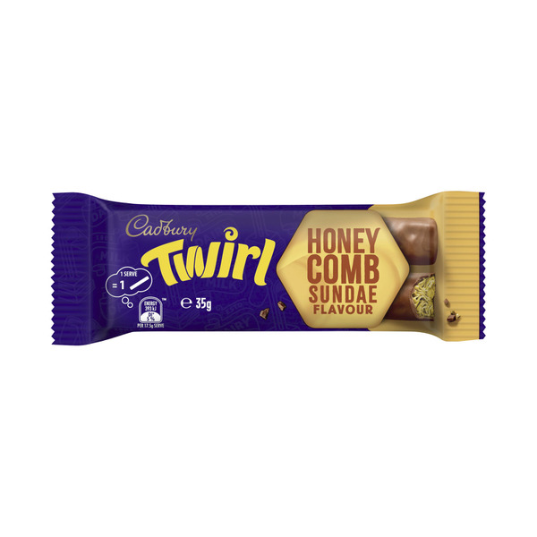 Cadbury Twirl Honeycomb Sundae Chocolate Bar