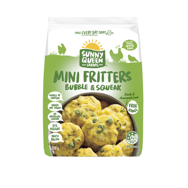 Sunny Queen Bubble & Squeak Mini Fritters