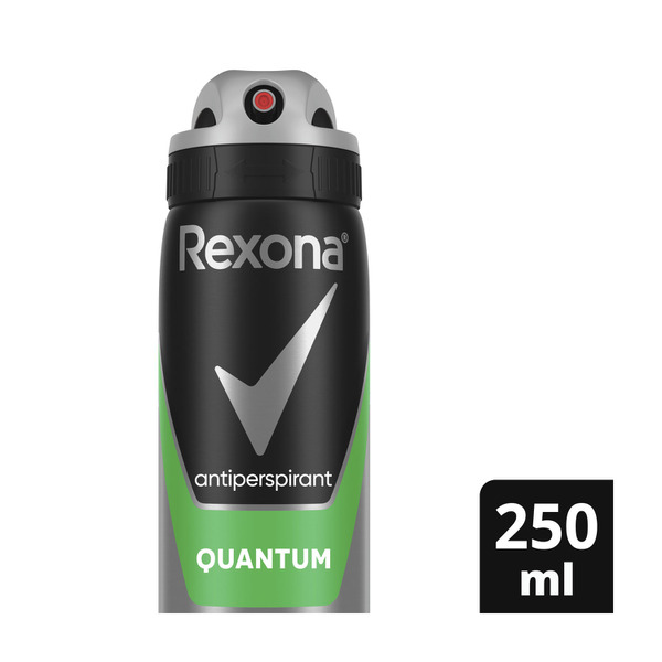 Rexona Men's Antiperspirant Aerosol Deodorant Quantum
