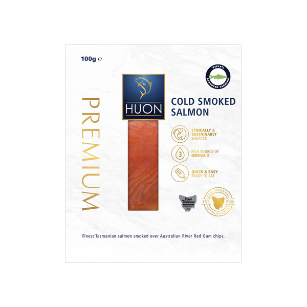 Huon Premium Cold Smoked Salmon | 100g