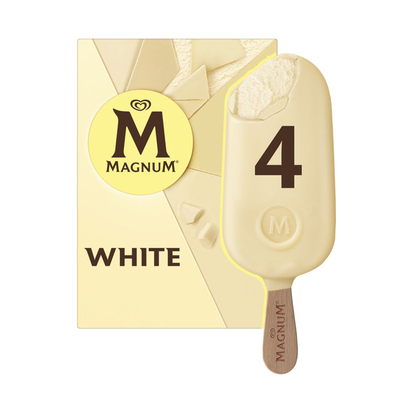 Magnum Ice Cream White 4Pack