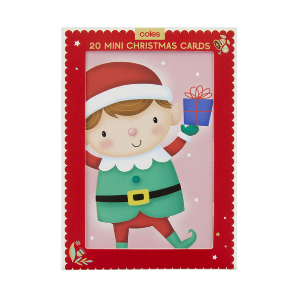 Buy MINI CHRISTMAS CARD 20PK MINI CHRISTMAS CARD 20PK | Coles