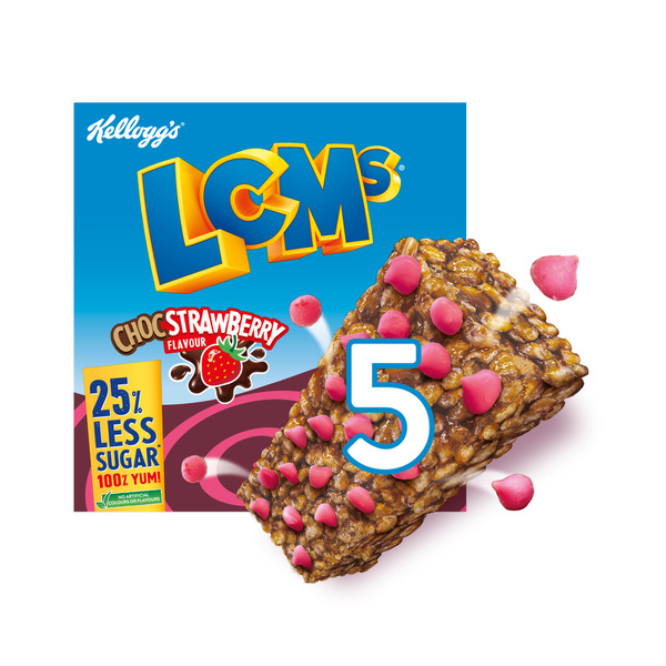 Kellogg's LCMs 25% Less Sugar Choc Strawberry 5 Pack