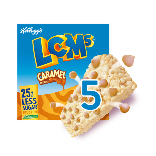 Kellogg's LCMs 25% Less Sugar Caramel 5 Pack