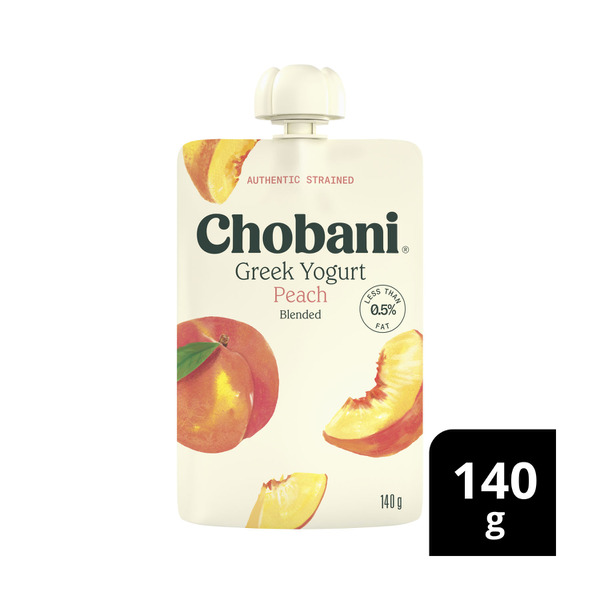 Chobani Greek Yogurt Pouch Peach