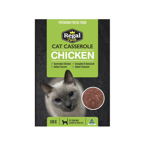 Buy Regal Fresh Cat Food Chicken Casserole Pouch 100g Coles