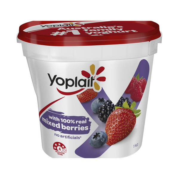 Buy Yoplait Yoghurt Mixed Berry 1kg | Coles