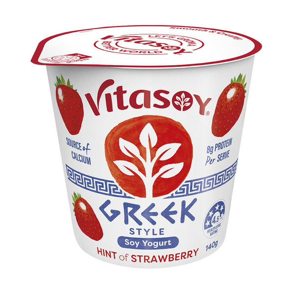 Vitasoy Soy Yogurt Strawberry 140g