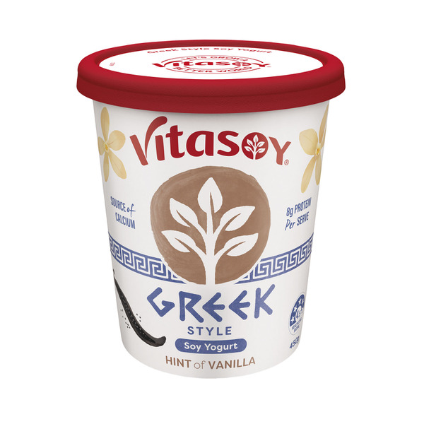 Buy Vitasoy Soy Yogurt Vanilla 450g | Coles