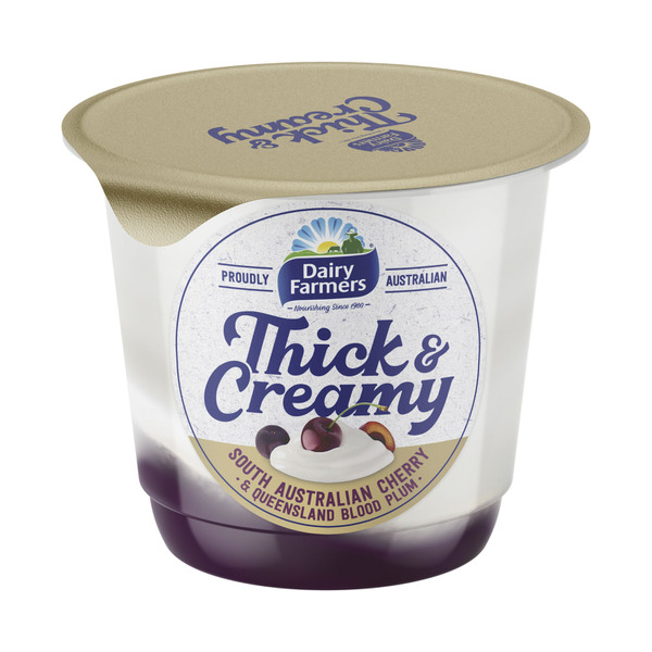 Dairy Farmers Thick & Creamy Yoghurt Cherry & Blood Plum