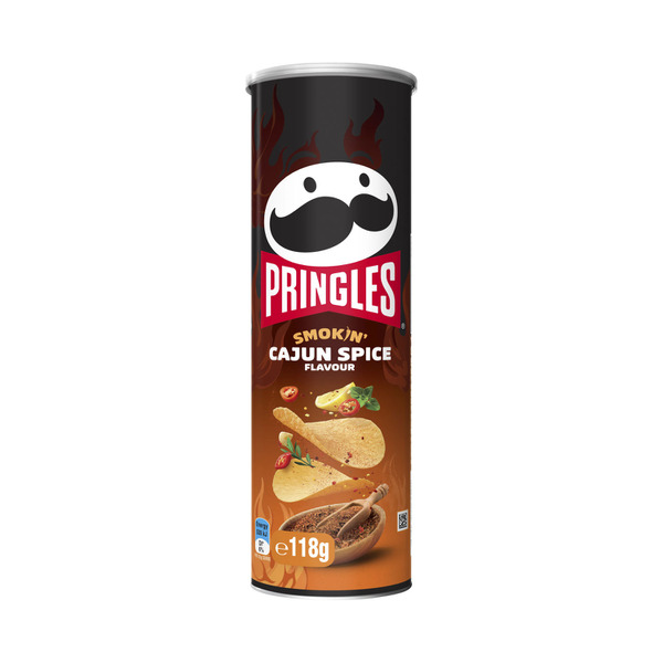 Pringles Potato Chips Sizzlin Cajun Spice