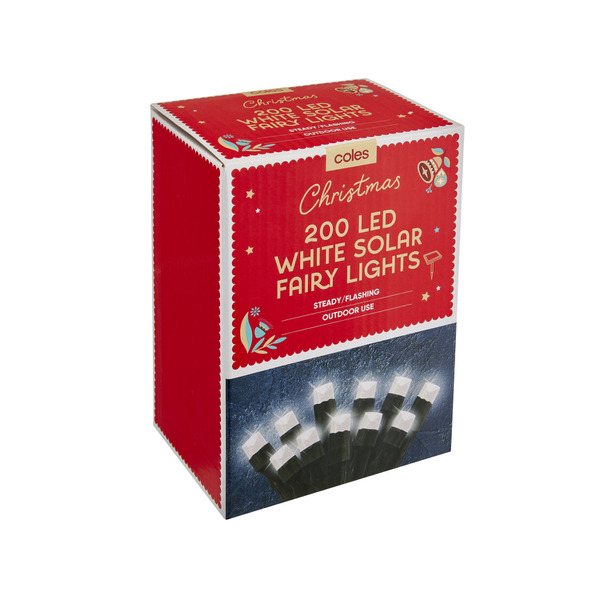 Coles solar store lights