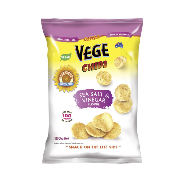 Calories in Vege Chips Sea Salt & Vinegar