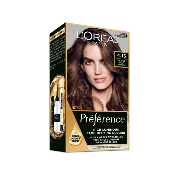 L'Oreal Preference 4.15 Caracas Hair Colour