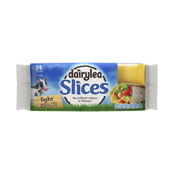 Dairylea Less Fat Light Cheese Slices 24 Pack