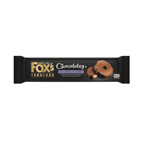 Fox's Chocolatey Rounds Biscuits Milk Choc