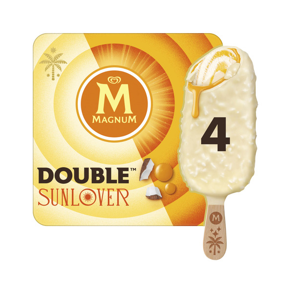 Buy Magnum Sunlover Ice Cream 4 Pack 340mL | Coles