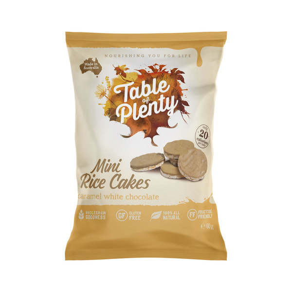 Table Of Plenty Sharepack Mini Rice Cakes White Chocolate Caramel