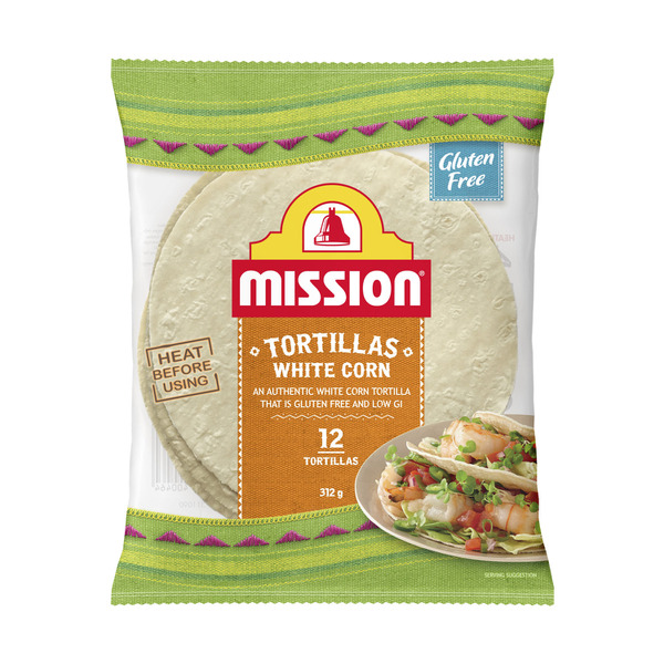 Mission White Corn 12 Tortillas