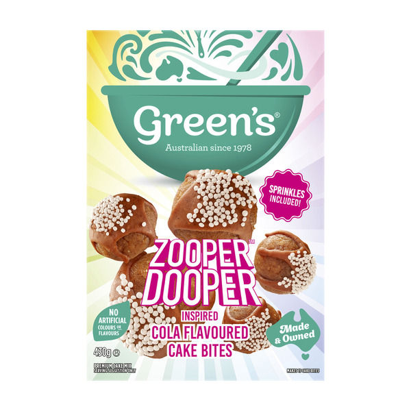 Greens Zooper Dooper Cola Cake Bite Mix