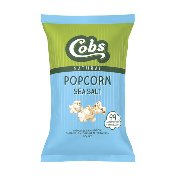 Cobs Sea Salt Gluten Free Popcorn | 80g