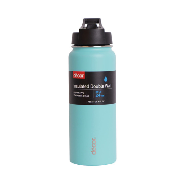 Decor Insulated Double Wall Flip Active Bottle 750mL