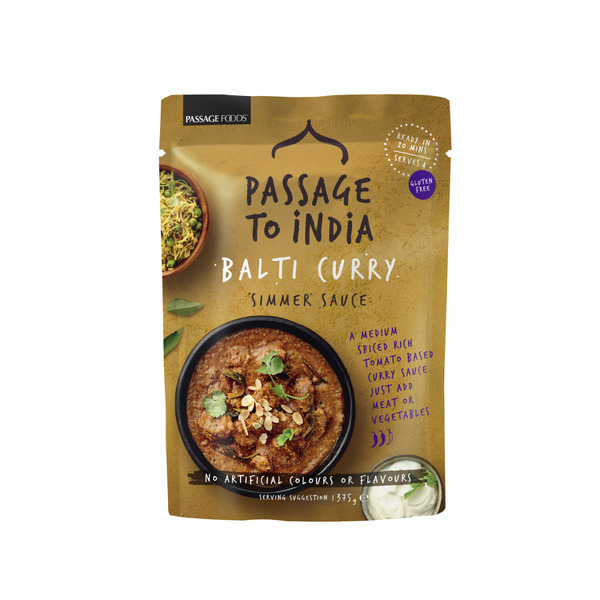 Passage Foods Passage To India Balti Curry Simmer Sauce Pouch