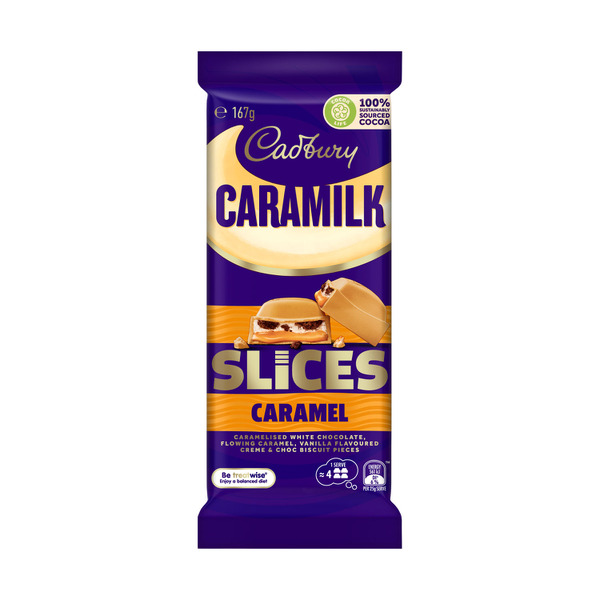 Cadbury Caramilk Slices Caramel Chocolate