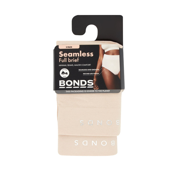 8 Pairs X Bonds Womens Seamless Full Brief Underwear Beige - Onceit