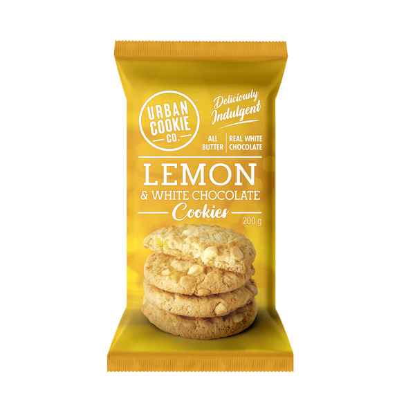 Urban Cookie Co Premium Cookies Lemon & White Chocolate