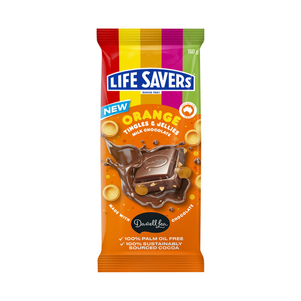 Lifesavers Milk Chocolate Orange Tingles Block