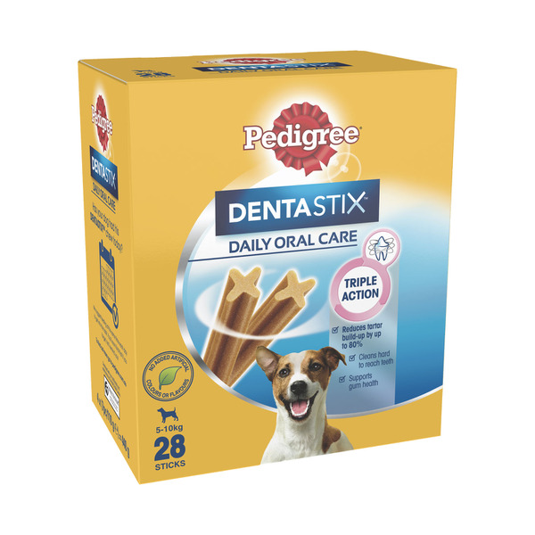 Pedigree Dentastix Small Dog Treats Daily Oral Care Dental Chews | 28 pack