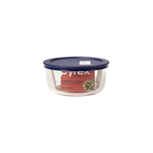 Pyrex Simply Store Glass Round Container 946mL 1 each