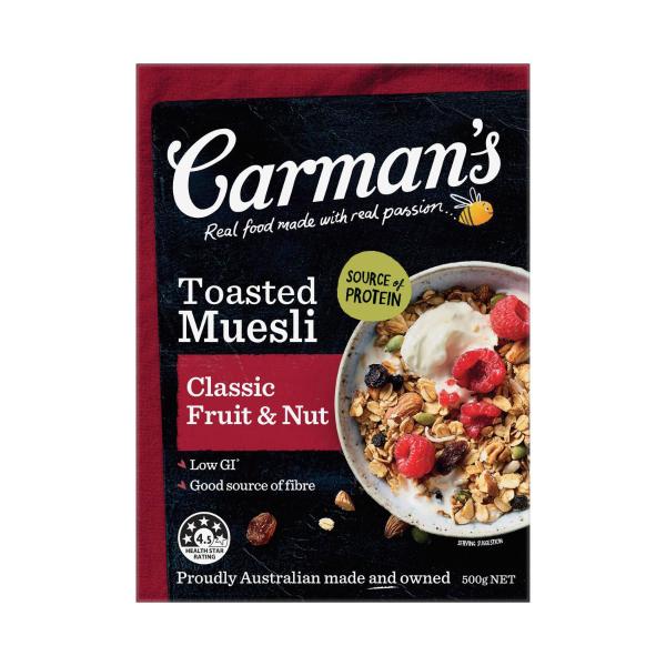 Muesli Toasted Classic Fruit & Nut