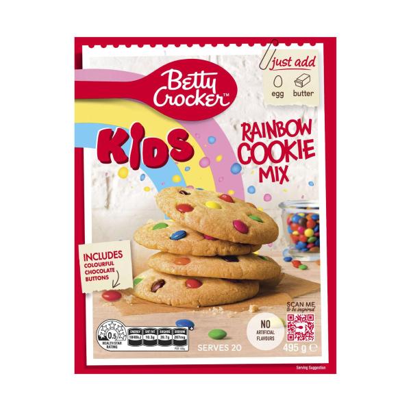 Betty Crocker Rainbow Cookie Mix 495g