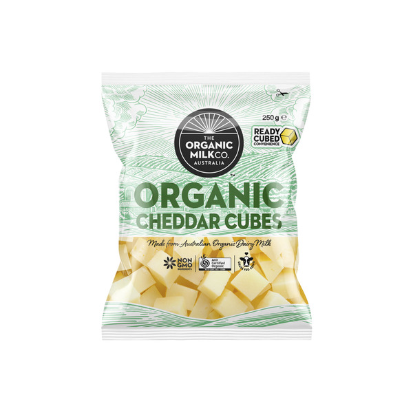 The Organic Milk Co Organic Cheddar Cubes