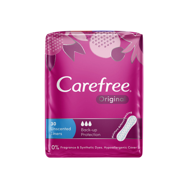 Carefree Original Unscented Panty Liners