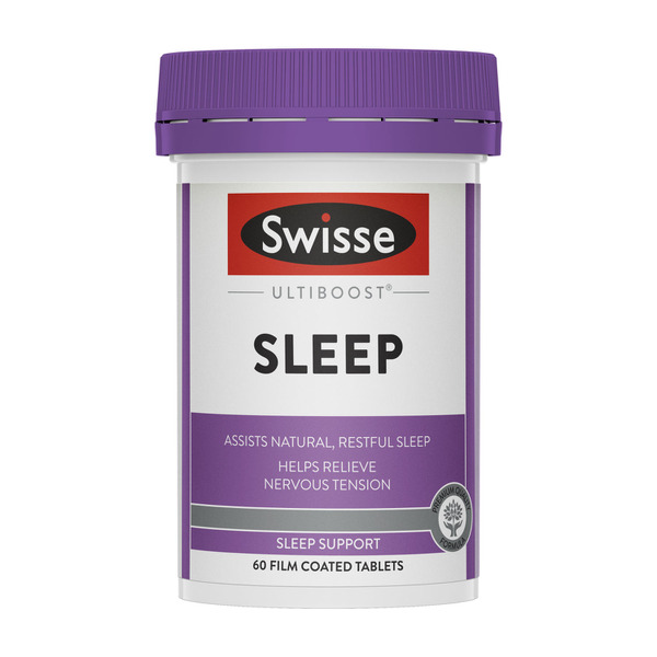 Swisse Ultiboost Sleep Helps Relieve Sleeplessness 60 Tablets