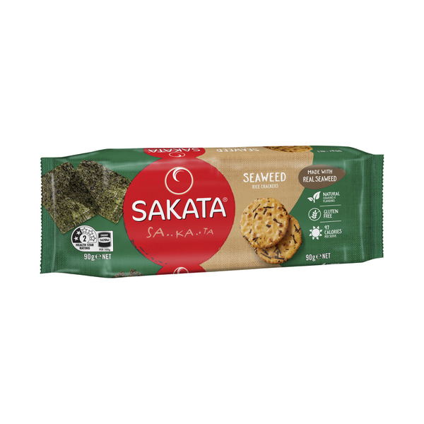 Sakata Seaweed Rice Crackers Gluten Free