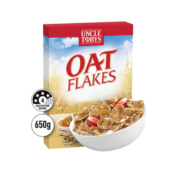 Calories in Uncle Tobys Oat Flakes Breakfast Cereal