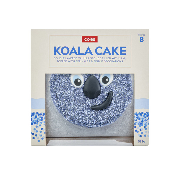 Coles Vanilla Koala Cake