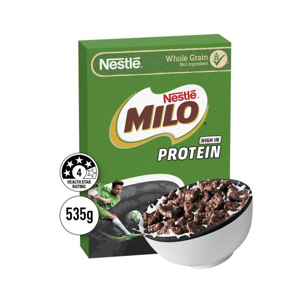 Nestle Milo Protein Breakfast Cereal 535g