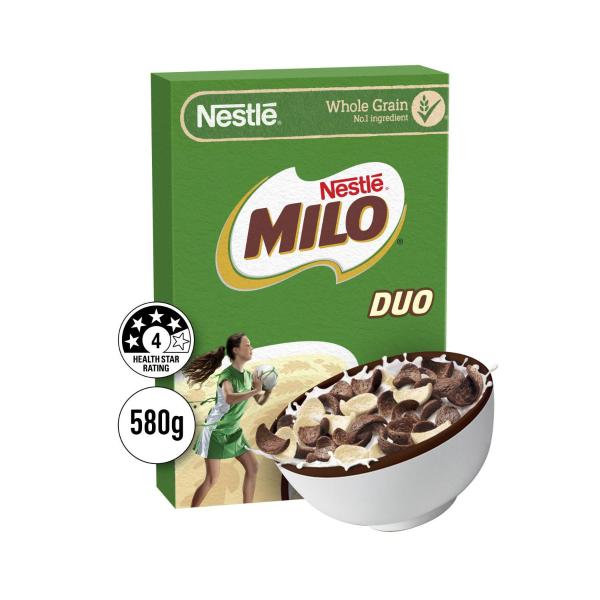 Nestle Milo Duo Breakfast Cereal 580g