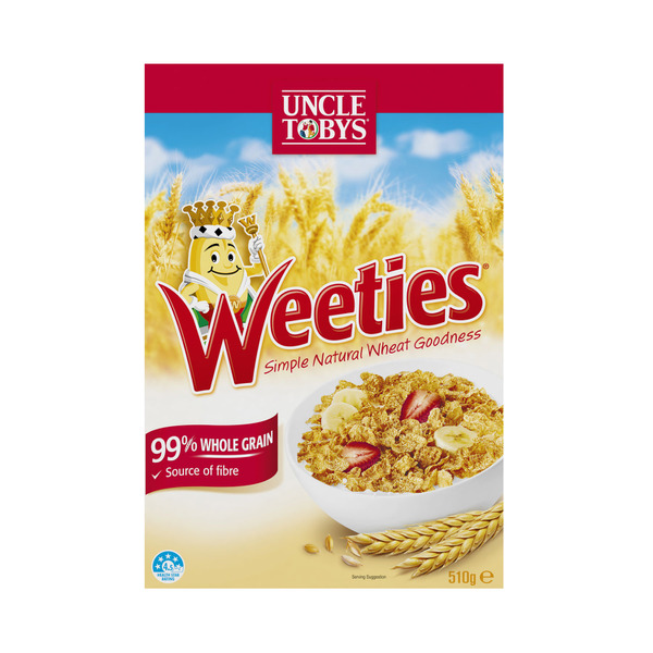 Calories in Uncle Tobys Vita Weeties Breakfast Cereal