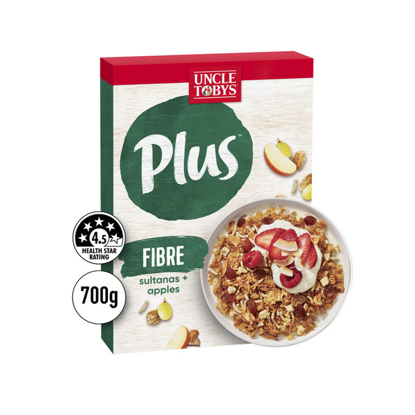 Uncle Tobys Plus Fibre Breakfast Cereal