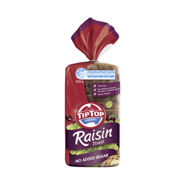 Tip Top Raisin Toast Bread | 520g