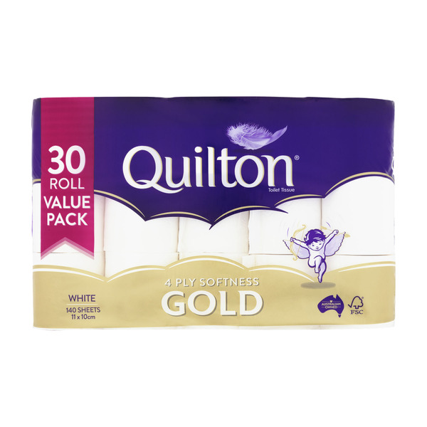 Quilton Gold 4Ply Toilet Tissue | 30 pack