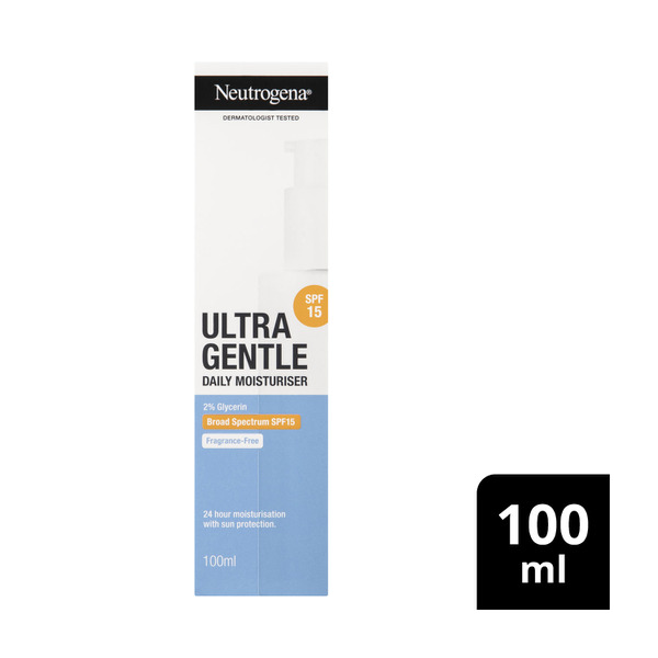 Neutrogena Ultra Gentle Daily Moisturiser SPF15 100mL