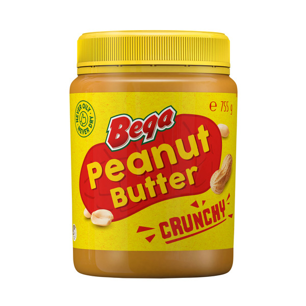 Buy Bega Peanut Butter Crunchy 755g | Coles